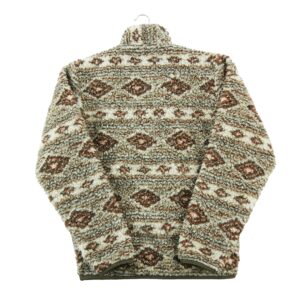 Veste polaires homme manches longues beige Patagonia Motif a motifs Col Montant