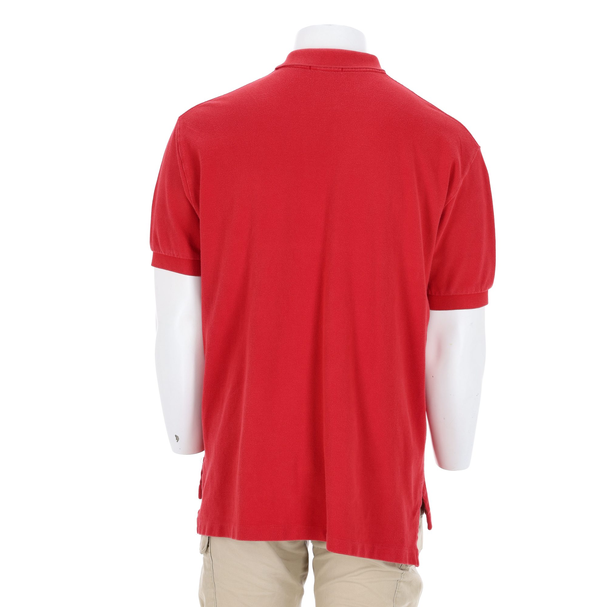 Polo manches courtes Homme  Rouge 2