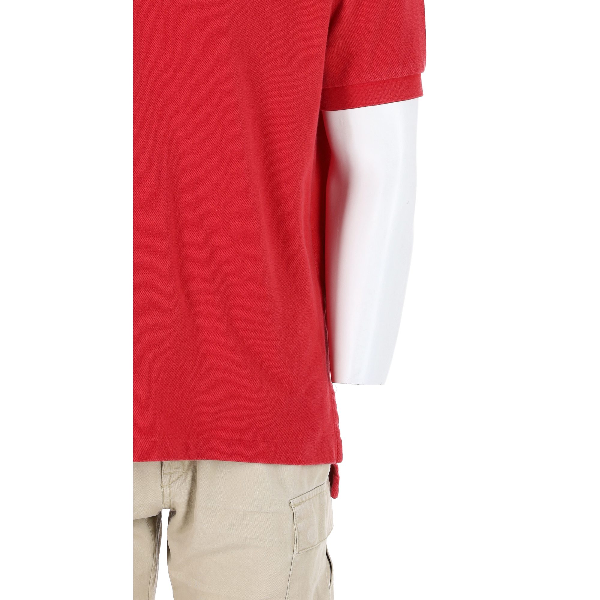 Polo manches courtes Homme  Rouge 7