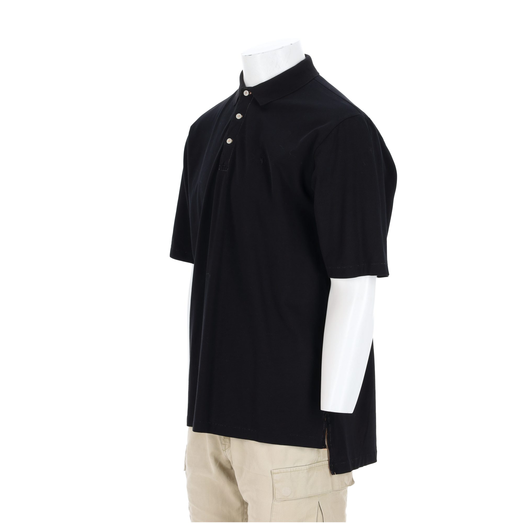 Polo manches courtes Homme  Noir 4
