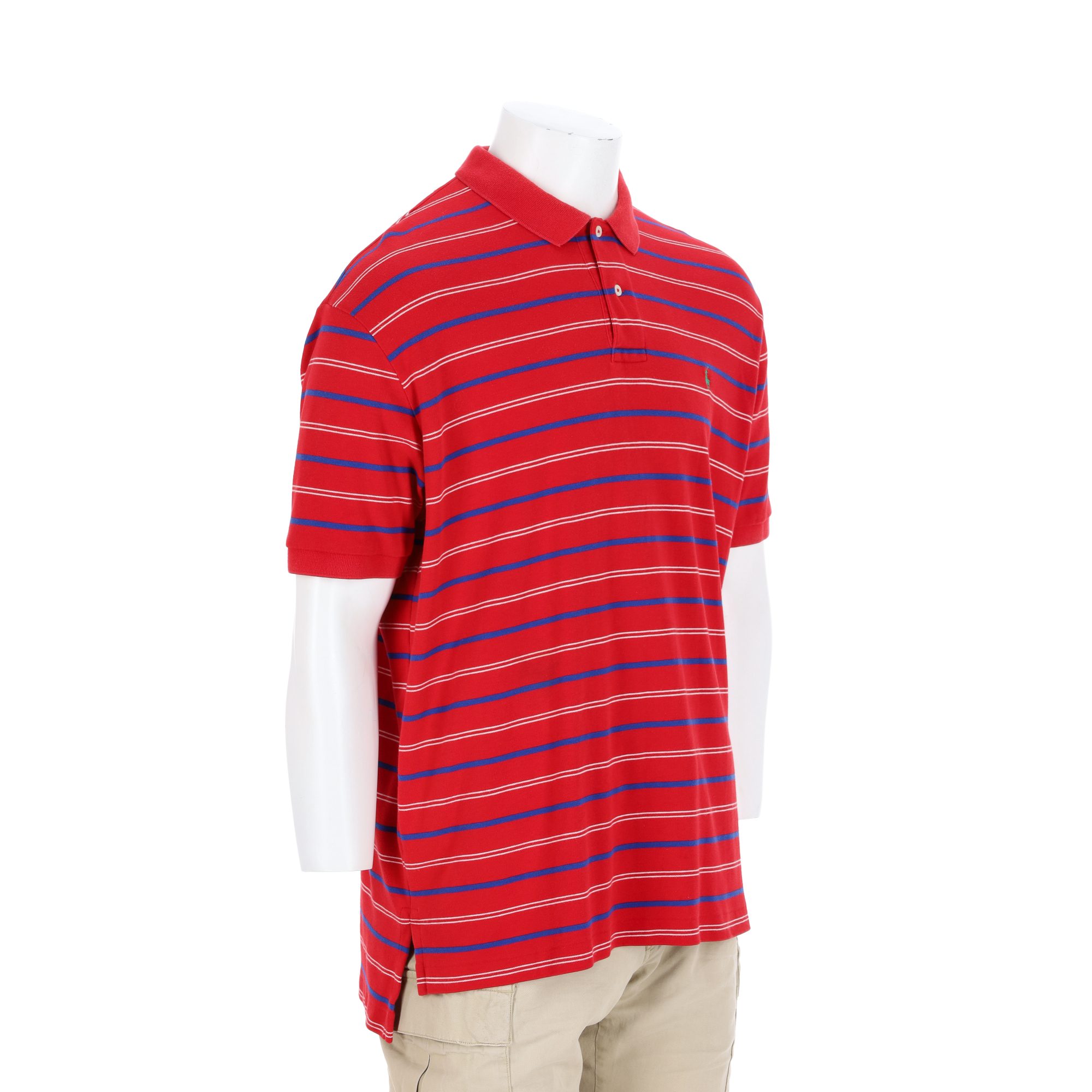 Polo manches courtes Homme  Rouge 4