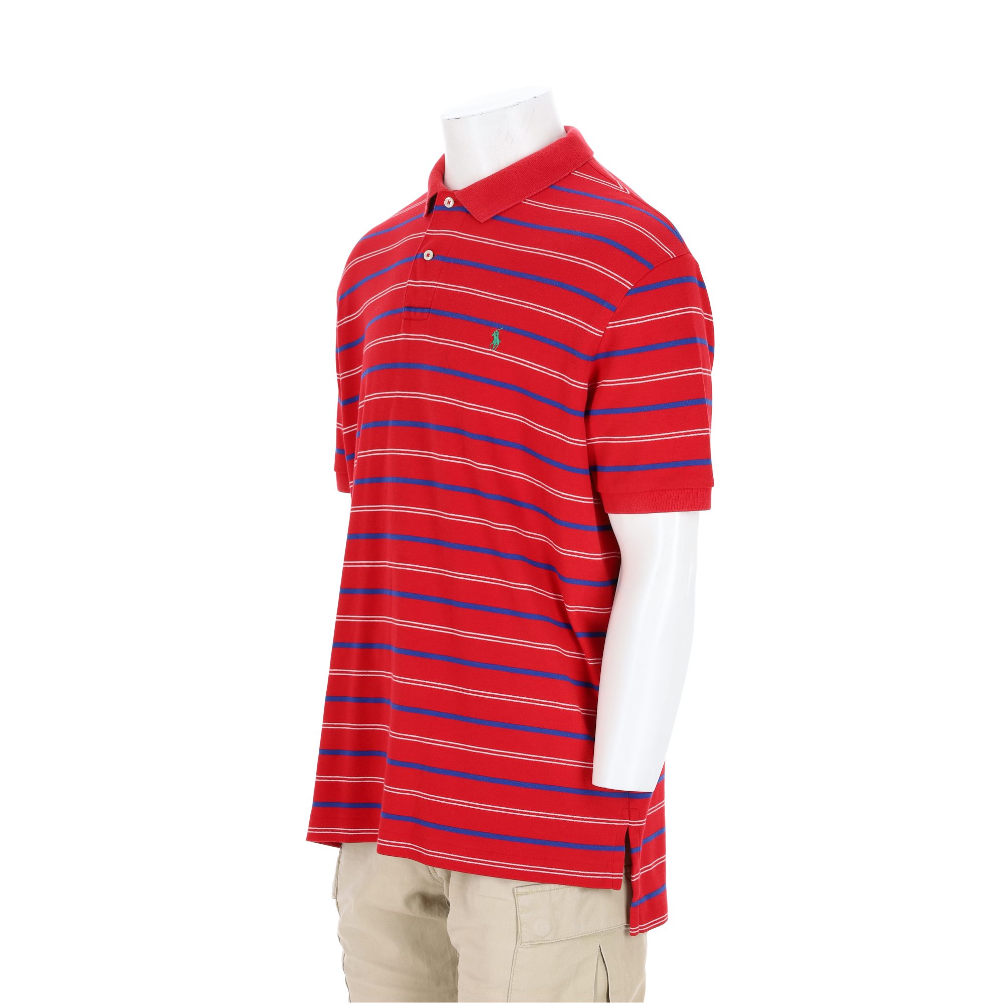 Polo manches courtes Homme  Rouge 5