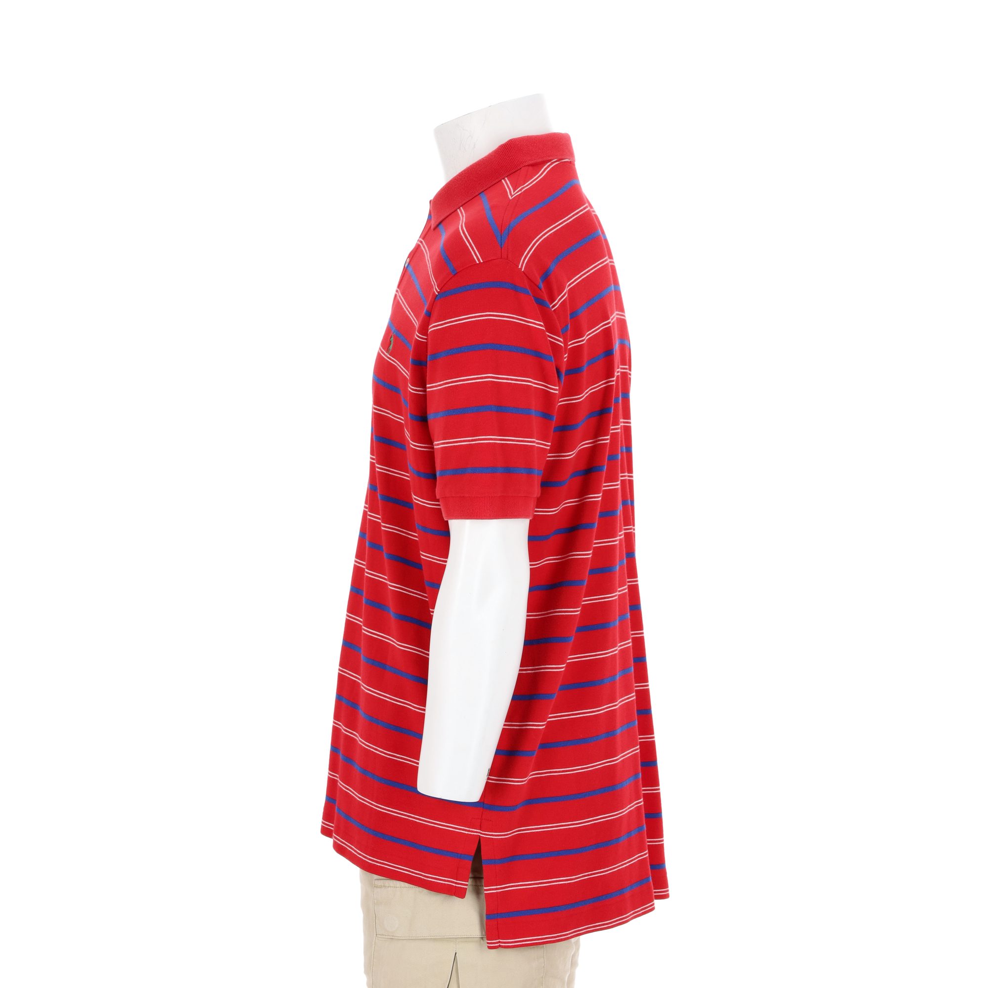 Polo manches courtes Homme  Rouge 3