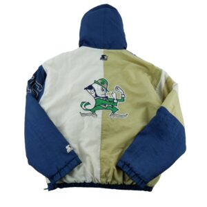 Blouson homme manches longues bleu Starter Equipe Notre Dame