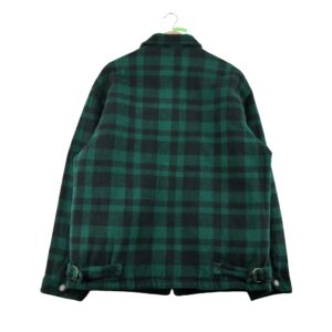 Blouson homme manches longues vert Levi Strauss Motif a carreaux Col Harrington