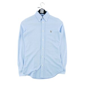 Chemise classiques femme manches longues bleu Polo Ralph Lauren