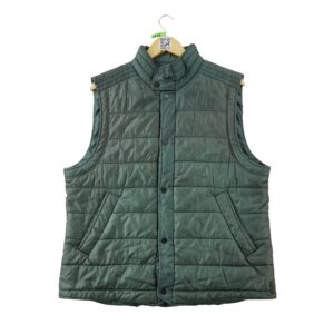 Doudoune homme sans manches gris Hugo Boss Col Montant