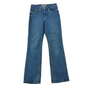 Jean coupe ajustee femme bleu Levi Strauss