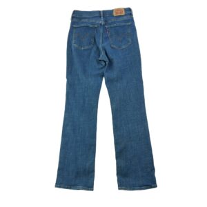 Jean coupe ajustee femme bleu Levi Strauss