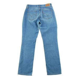 Jean coupe ajustee femme bleu Levi Strauss