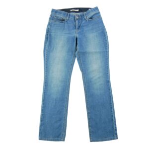Jean coupe ajustee femme bleu Levi Strauss