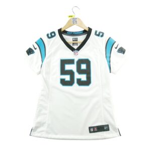 Maillot manches courtes femme blanc Nike Equipe Carolina Panthers