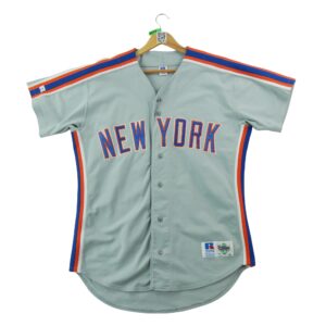 Maillot manches courtes homme gris Russell Athletic Equipe New York Mets