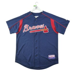Maillot manches courtes homme marine Majestic Equipe Atlanta Braves