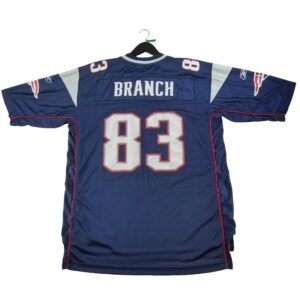 Maillot manches courtes homme marine NFL Equipe New England Patriots