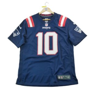 Maillot manches courtes homme marine Nike Equipe New England Patriots