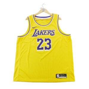 Maillot sans manches homme jaune Nike Equipe Los Angeles Lakers