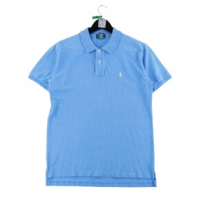Polo manches courtes enfant bleu clair Polo Ralph Lauren Col Polo