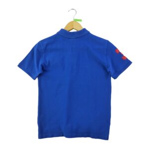 Polo manches courtes enfant bleu Polo Ralph Lauren Col Polo