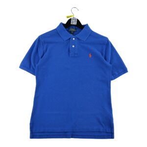 Polo manches courtes enfant bleu Polo Ralph Lauren Col Polo