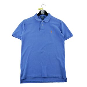 Polo manches courtes enfant bleu Polo Ralph Lauren Col Polo