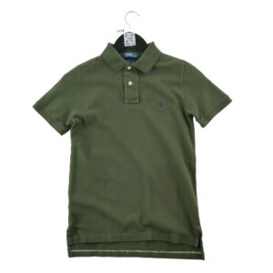 Polo manches courtes enfant kaki Polo Ralph Lauren Col Polo