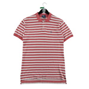 Polo manches courtes enfant rouge Polo Ralph Lauren Motif a rayures Col Polo