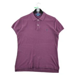 Polo manches courtes femme bordeaux Polo Ralph Lauren Col Polo