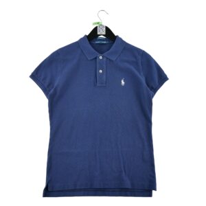 Polo manches courtes femme marine Polo Ralph Lauren Col Polo