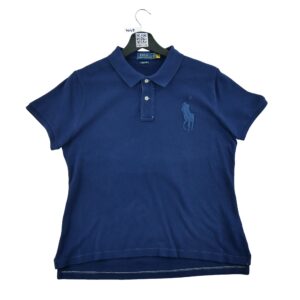 Polo manches courtes femme marine Polo Ralph Lauren Col Polo