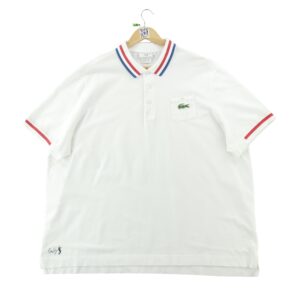 Polo manches courtes homme blanc Lacoste Col Polo