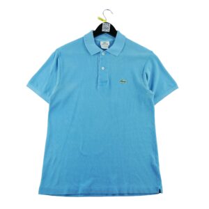 Polo manches courtes homme bleu clair Lacoste Col Polo