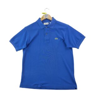 Polo manches courtes homme bleu Lacoste Col Polo