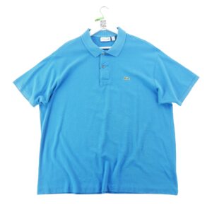 Polo manches courtes homme bleu Lacoste Col Polo