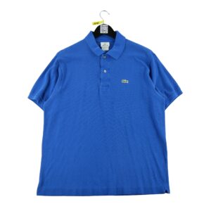 Polo manches courtes homme bleu Lacoste Col Polo