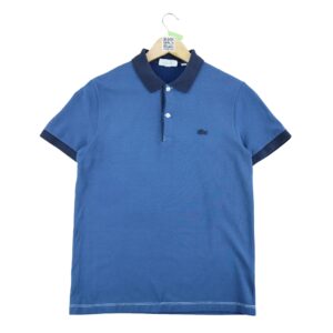 Polo manches courtes homme marine Lacoste Col Polo