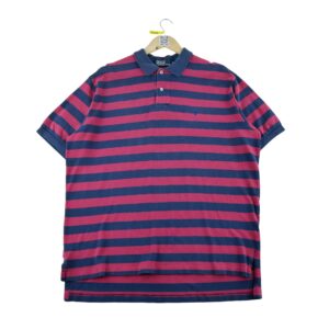 Polo manches courtes homme marine Polo Ralph Lauren Motif a rayures Col Polo