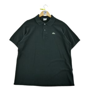 Polo manches courtes homme noir Lacoste Col Polo