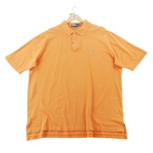 Polo manches courtes homme orange Polo Ralph Lauren Col Polo