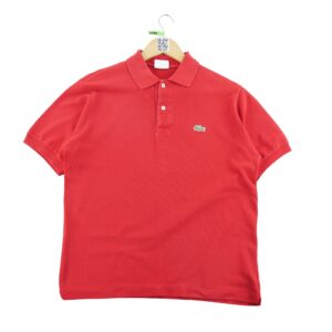 Polo manches courtes homme rouge Lacoste Col Polo
