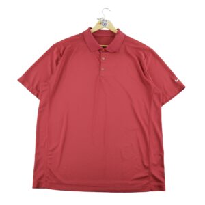 Polo manches courtes homme rouge Nike Col Polo