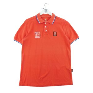 Polo manches courtes homme rouge Vintage Col Polo