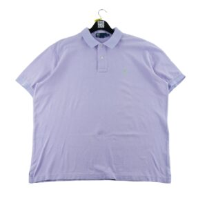 Polo manches courtes homme violet Polo Ralph Lauren Col Polo