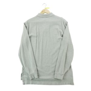 Polo manches longues homme gris Polo Ralph Lauren Col Polo