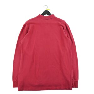 Polo manches longues homme rouge Polo Ralph Lauren Col Polo