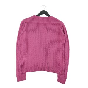 Pull femme manches longues bordeaux Lauren Ralph Lauren Col Rond