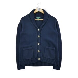 Pull femme manches longues marine Lauren Ralph Lauren Col Chale