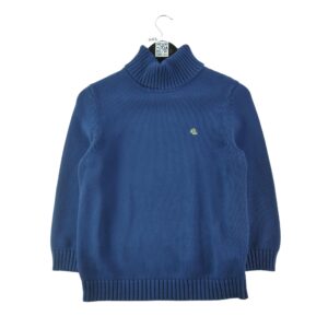 Pull femme manches longues marine Lauren Ralph Lauren Col Roule