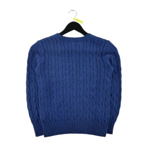 Pull femme manches longues marine Polo Ralph Lauren Col Rond