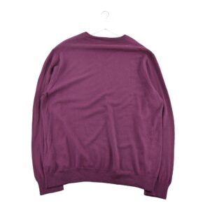 Pull homme manches longues bordeaux Polo Ralph Lauren Col V